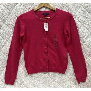Gap kids girl size XXL (14-16) pink cardigan new
